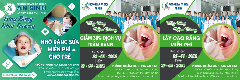 TƯNG BỪNG KHAI TRƯƠNG PHÒNG KHÁM ĐA KHOA AN SINH VỚI NHIỀU ƯU ĐÃI HẤP DẪN NGÀY 26/03/2022